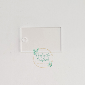 Acrylic Rectangle  (6cm x 3.5cm)