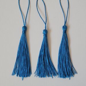 Blue Silk Tassel