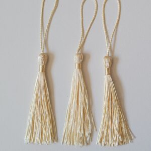 Cream Silk Tassel
